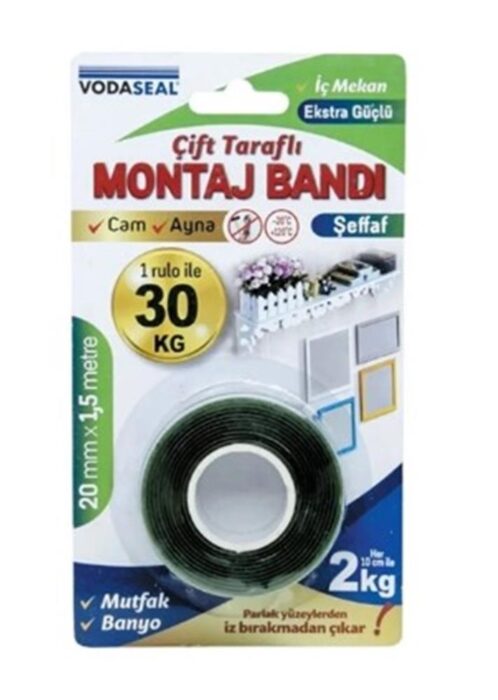 Vodaseal VHB İç Mekan Montaj Bandı 200mmX1