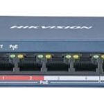 Hikvision DS-3E0105P-E-M(B) 4 PORT 10-100 4 PORT POE 35W Yönetilemez Switch