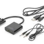 Digitus DA-70473 VGA - HDMI Çevirici + Ses (3.5mm)