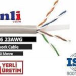 Onli ER-6002 U-UTP 23 AWG CCA CU 500 Metre Cat6 Kablo