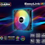 Dark DKCF1200A Easylink Siyah Addressable RGB 1X12cm Fan siyah