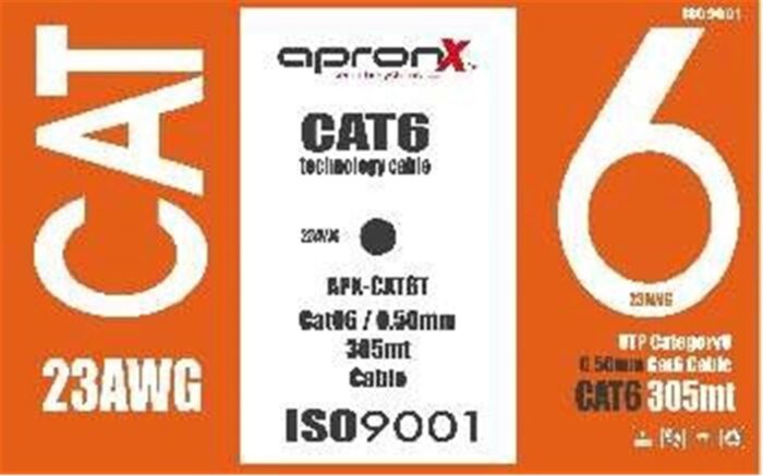 Apronx Cat6 23AWG 305Mt 0