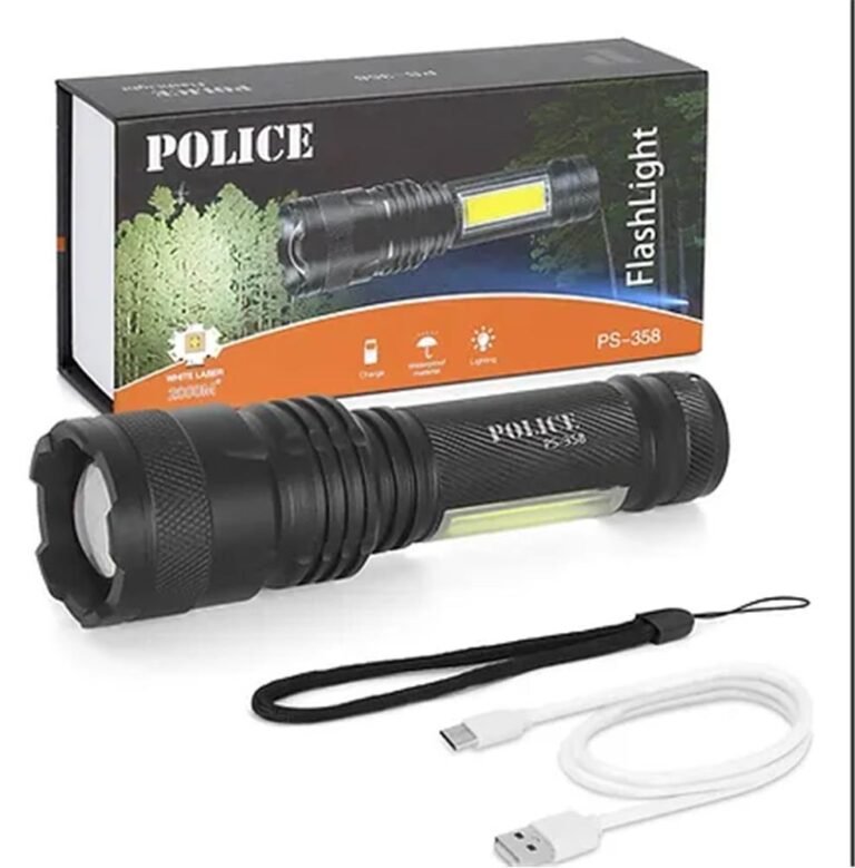 Polıce PS-358 Zoom Gövdede Işık Şarjlı Led El Feneri