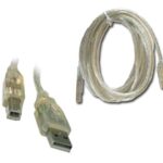 S-link SL-U2003 3mt 2.0 Usb Şeffaf Yazıcı Kablosu