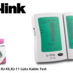 S-link SL-468 rj-45 rj-11 Lüx Kablo Test Cihazı