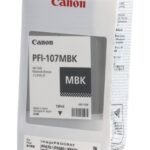 Canon PFI-107MBK Matte Black Mat Siyah Plotter Kartuş IPF770-775