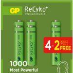 GP AAA 950 mAh Şarjlı İnce Kalem Pil 4+2'li Paket GP100AAAHCE4-2BB