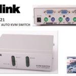 S-link SL-2021 2pc-1mn vga+ps-2 Manuel Kablolu Kvm Switch