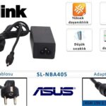 S-link sl-nba405 45w 19v 2.37a 3.0-1.1 Notebook Standart Adaptörü