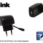 S-link SL-125B 9v 2a 2.5-0.8-10mm 1.2 Tablet Adaptörü