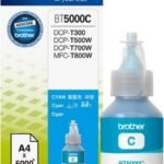 Brother BT5000C Cyan Mavi 5.000 Sayfa Şişe Mürekkep DCP-T300-310-500-510-700-710 MFC-T800-810