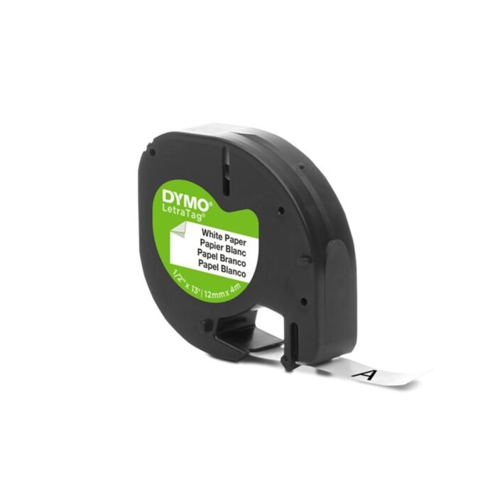 DYMO S0721510 LetraTag Kağıt Şerit ( 12mm x 4 mt )