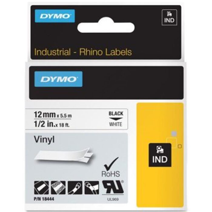 Dymo RhinoPRO Renkli Vinil 12mmx5