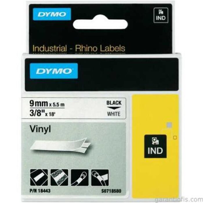 Dymo RhinoPRO Renkli Vinil 9mmx5