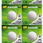 GP GPA76-2C10 LR44 AG13 Alkalin Düğme Pil 10'lu Paket 