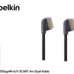 Belkin BLK-AV10005Q4M 4-V Scart 4m Siyah Kablo