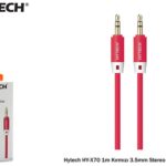 Hytech HY-X70 1m Kırmızı 3.5mm Stereo Ses Kablosu