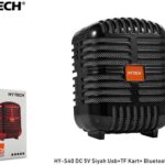 Hytech HY-S40 DC 5V Bluetooth Speaker Siyah Usb+TF Kart
