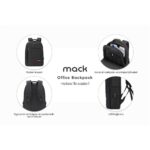 Mack MCC-006 15.6" Office USB Girişli Notebook Sırt Çantası Siyah