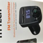 Hytech HY-XCB33 Çift USB 5V 2.1A Led Ekran USB+TF Desteği Siyah Bluetooth Fm Transmitte