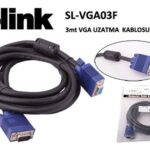 S-link SL-VGA03F 3mt e-d Ekran Kartı Vga Uzatma