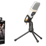 Snopy SN-340M Beyaz Masaüstü Mikrofon