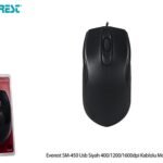 Everest SM-450 Usb Siyah 400-1200-1600dpi Kablolu Mouse