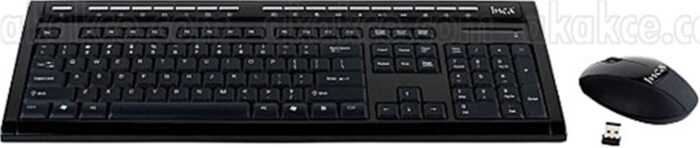 Inca Iws-549QU Silent Key( Sessiz Tuşlar) Type-C Girişli Kablosuz Multimedia Klavye & Mouse Set