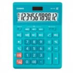 Casio GR-12C-LB 12 Hane Mavi Masa Üstü Hesap Makinesi