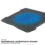 Asonic AS-A34 140mm Fanlı Notebook Soğutucu Stand