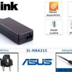 S-link SL-NBA215 65W 19V 3.42A 4.0mm-1.5mm Asus Ultrabook Standart Adaptör