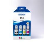 Epson 101 Cyan-Magenta-Yellow-Black Mavi-Kırmızı-Sarı-Siyah T03V6 4lü Multipack Kartuş