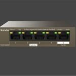 Tenda G0-5G-PoE 5 Port 4 Port Poe+ 10-100-1000 Switch Çelik Kasa POE Router