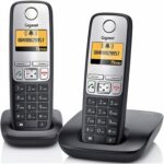Gigaset A690 Duo 2 li Siyah Telsiz Dect Telefon 100 Rehber Handsfree Işıklı Ekran
