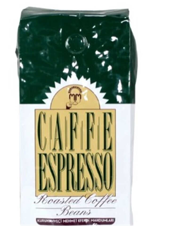 Mehmet Efendi 1000gr CAFFE ESPRESSO Roasted Coffe Blend Çekirdek Kahve No:1 ( WT 35