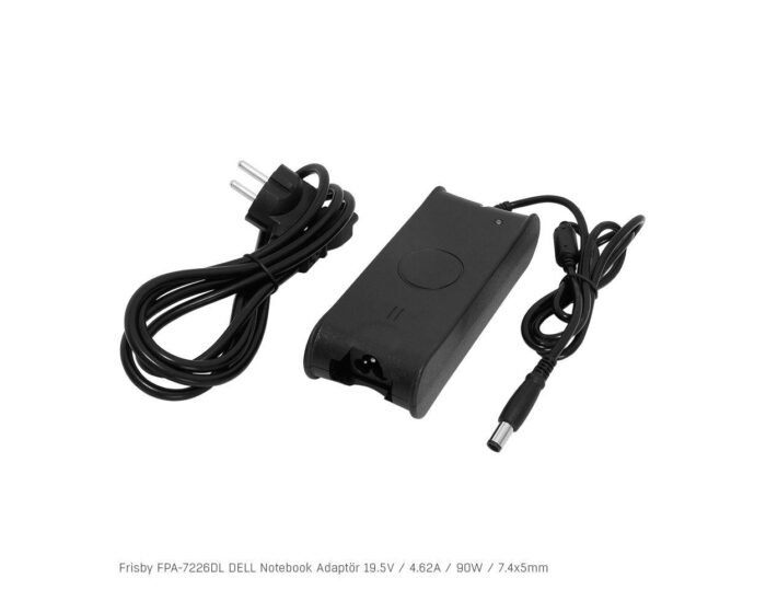Frisby FPA-7226DL Notebook Adaptör (Dell) 19.5V 4.62A (Uç Boyutu : 7.4 x 5.0mm)