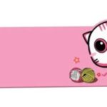 Ndneed Sevimli Kedi Klavye Mouse Masaüstü Matı