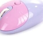 Ndneed sevimli Kedi Kablosuz Mor Bluetooth Mouse