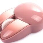 Ndneed sevimli Tavşan Kablosuz Pembe Bluetooth Mouse