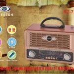 Everton Rt-759 Bluetooth Fm-Usb-Tf-Aux Şarjlı Nostaljik Radyo