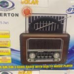 Everton Rt-741 Bluetooth -Fm-Am-Sw-Usb-Tf Card-Aux Nostaljik Radyo