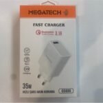 Megatech CC035 35W Usb Ev Şarj Kafa 3.1A Hızlı Şarj