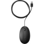 HP 320M 9VA80AA 1200Dpı Siyah Usb Kablolu Mouse Kablo Uzunluğu 1
