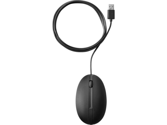 HP 320M 9VA80AA 1200Dpı Siyah Usb Kablolu Mouse Kablo Uzunluğu 1