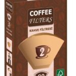 Coffee Filters Filtre Kahve Kağıdı 1x4 2 Numara 80li