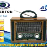Everton Rt-556 Bluetooth Fm-Usb-Tf-Aux Şarjlı Nostaljik Radyo
