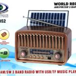 Everton Rt-852 Bluetooth Fm-Usb-Tf-Aux Şarjlı Nostaljik Radyo Güneş Panelli
