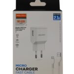 Megatech- EC01 2.1A Ev Şarj+ Micro Kablo Hızlı Şarj