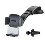 Baseus Easy Center Araç Telefon Tutucu Set Siyah (SUYK000001)
