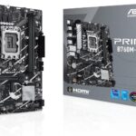 Asus Prıme B760M-R D4 Intel B760 Lga1700 DDR4 5333 Hdmı 2X M2 Aura Rgb 2.5Gbit Lan Matx Anakart